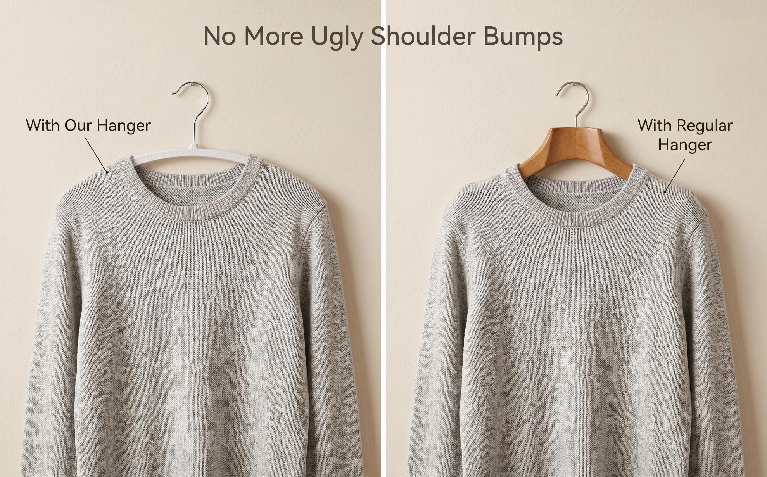 Lightweight Plastic Hangers vs Wooden Hangers Comparison