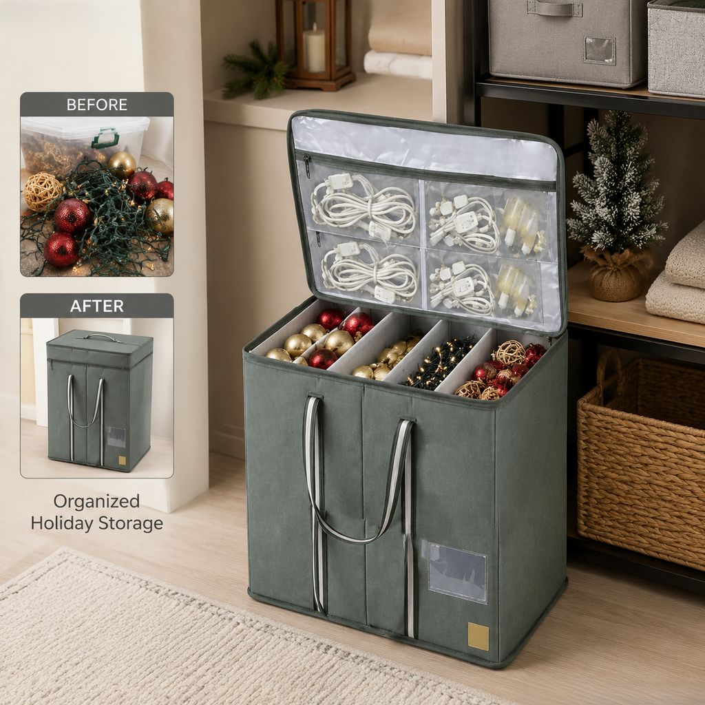 Holiday Storage Container Wholesale: Off-Season Stack Spec