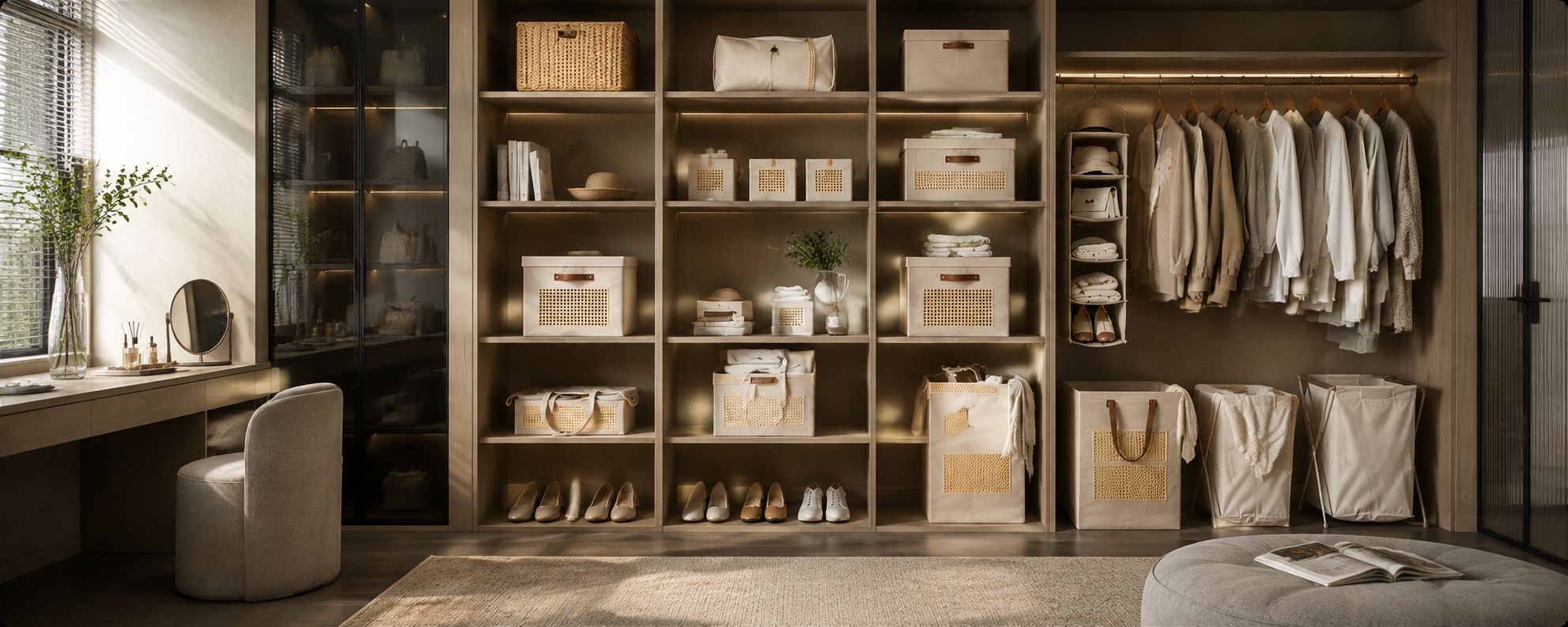 How to Choose Fabric Storage Bins for Bedroom and Closet Organization