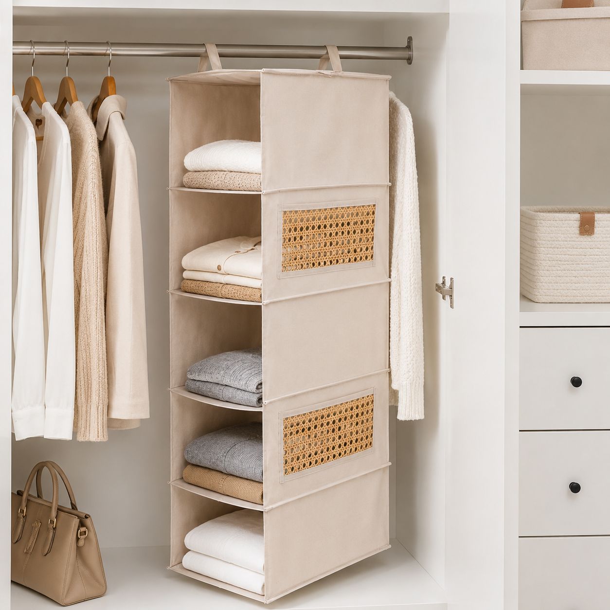 Small Closet Storage Ideas: How Vertical Hanging Organizers Maximize Space