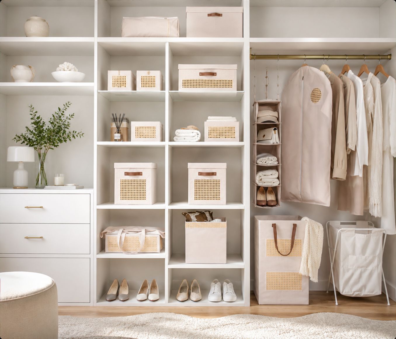 Beige Fabric Storage for Bedrooms: Why Neutral Colors Work Across Home Styles