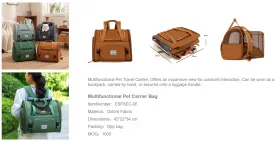 Fabric Pet Bag Picks: Practical Designs for Pet Travel, Storage and Retail