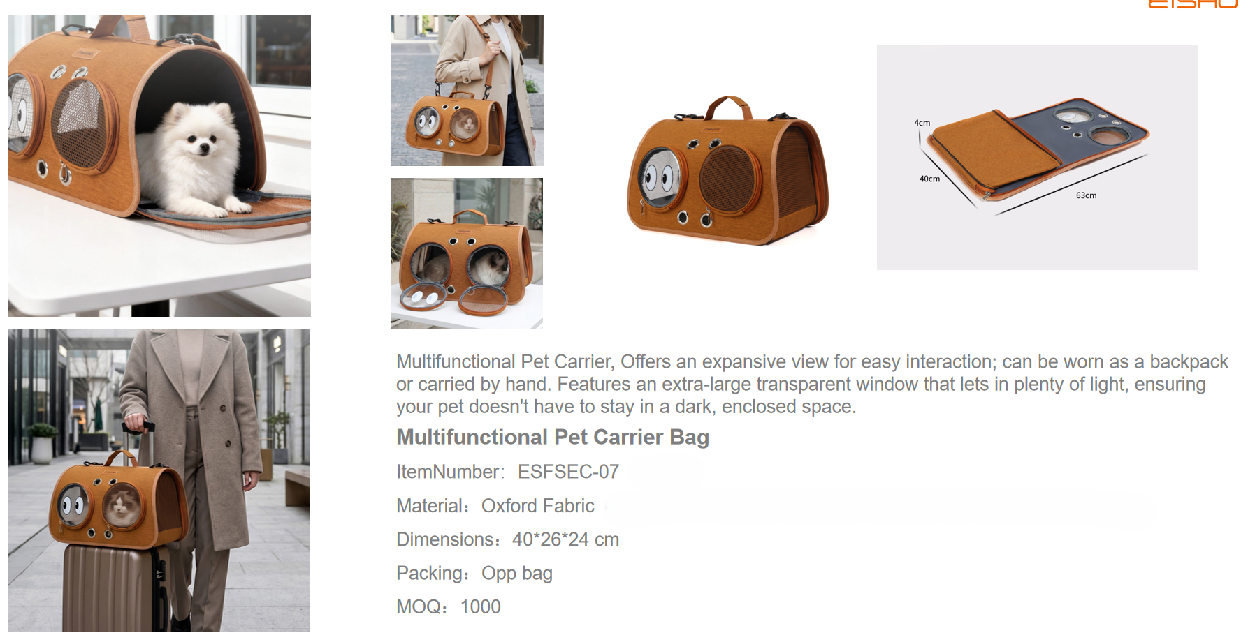 Fabric Pet Bag Picks: Practical Designs for Pet Travel, Storage and Retail