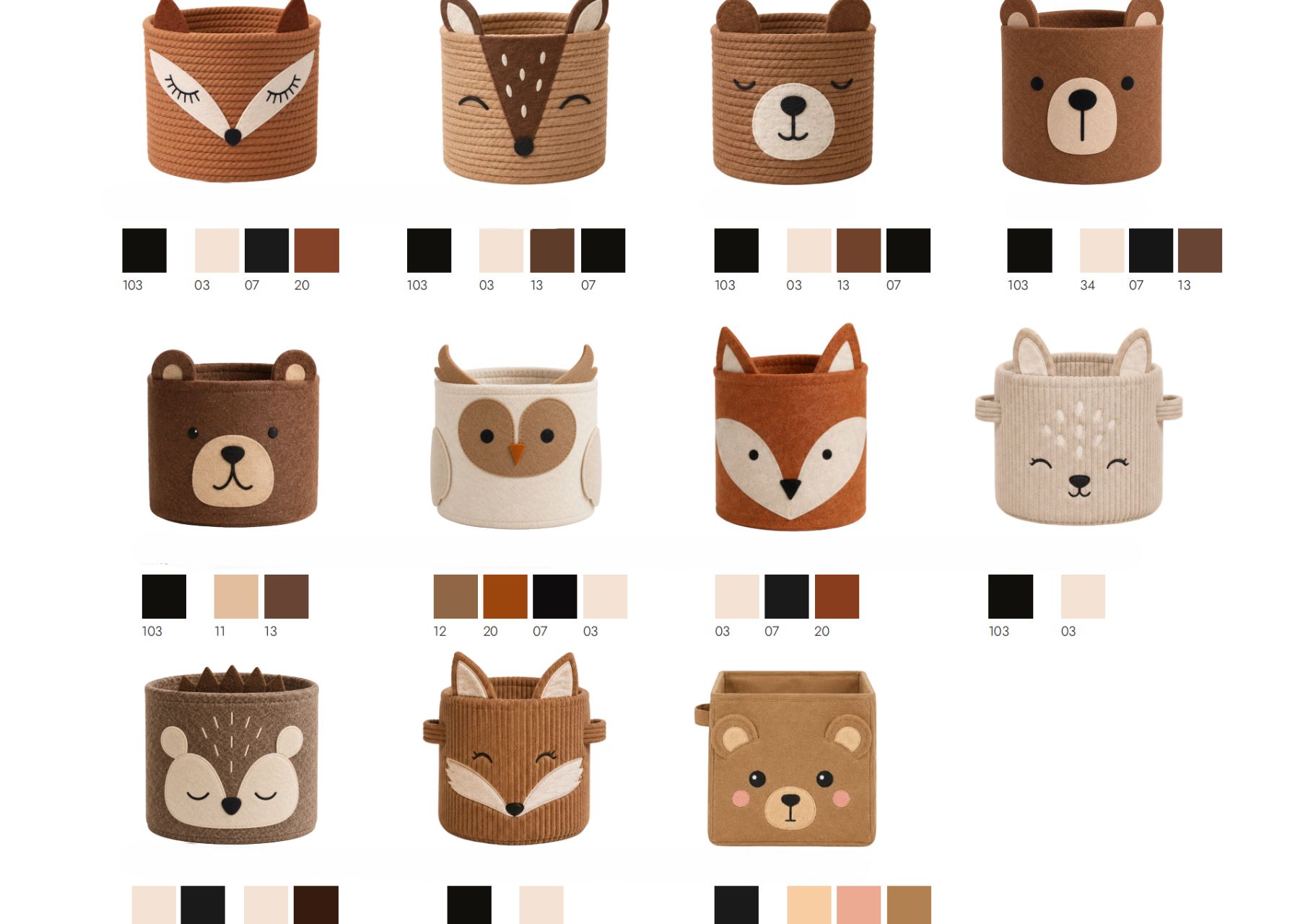 Kids Storage Bins Picks: Cute Cartoon Animal Organization for Children’s Spaces