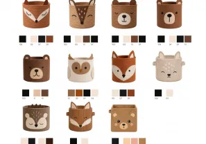 Kids Storage Bins Picks: Cute Cartoon Animal Organization for Children’s Spaces