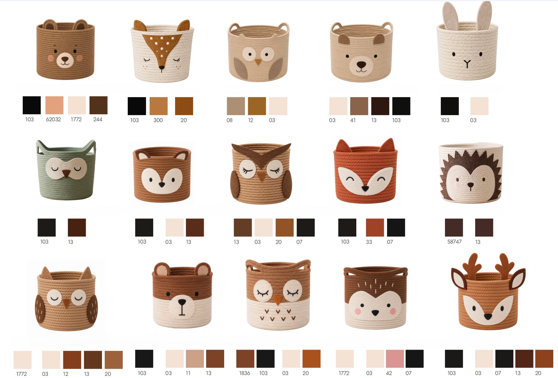 Kids Storage Bins Picks: Cute Cartoon Animal Organization for Children’s Spaces