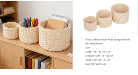 How Are Paper Rope Baskets Made? Weaving, Packing, QC
