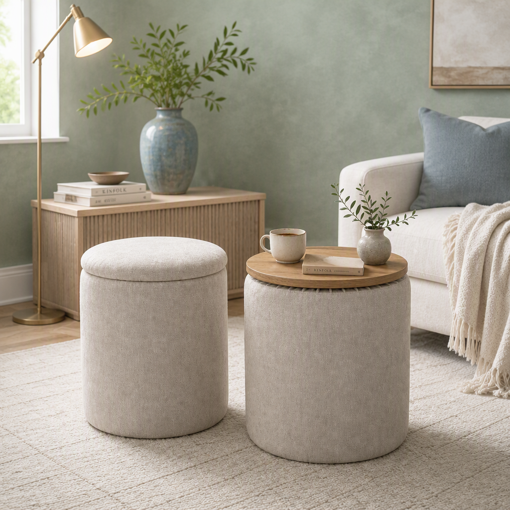 Ottoman Coffee Table Picks: Upholstered Ottomans and Ottoman Coffee Tables for Modern Living Rooms