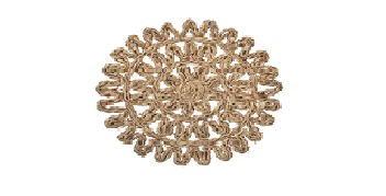 Snowflake Cutout Seagrass Placemats