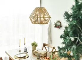 Hanging Bamboo Pendant Lampshade: Ceiling Drop Height Guide for Modern Interiors (2026)