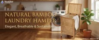 Foldable Bamboo Laundry Hamper