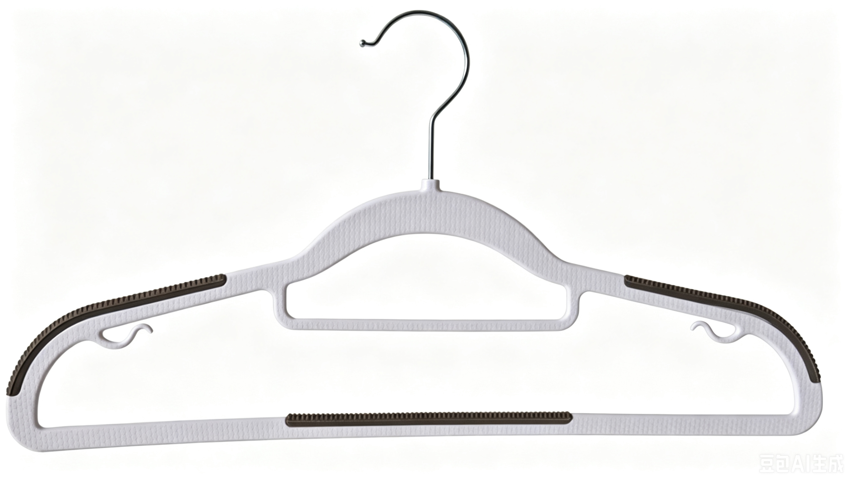 Textured Non-Slip Plastic Clothes Hanger