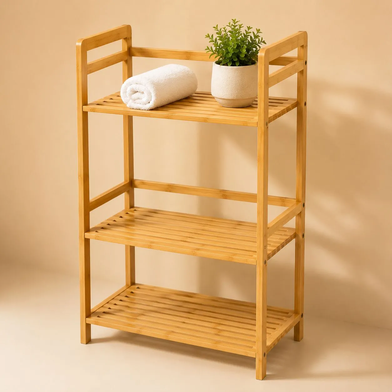 3-Tier Bamboo Storage Rack