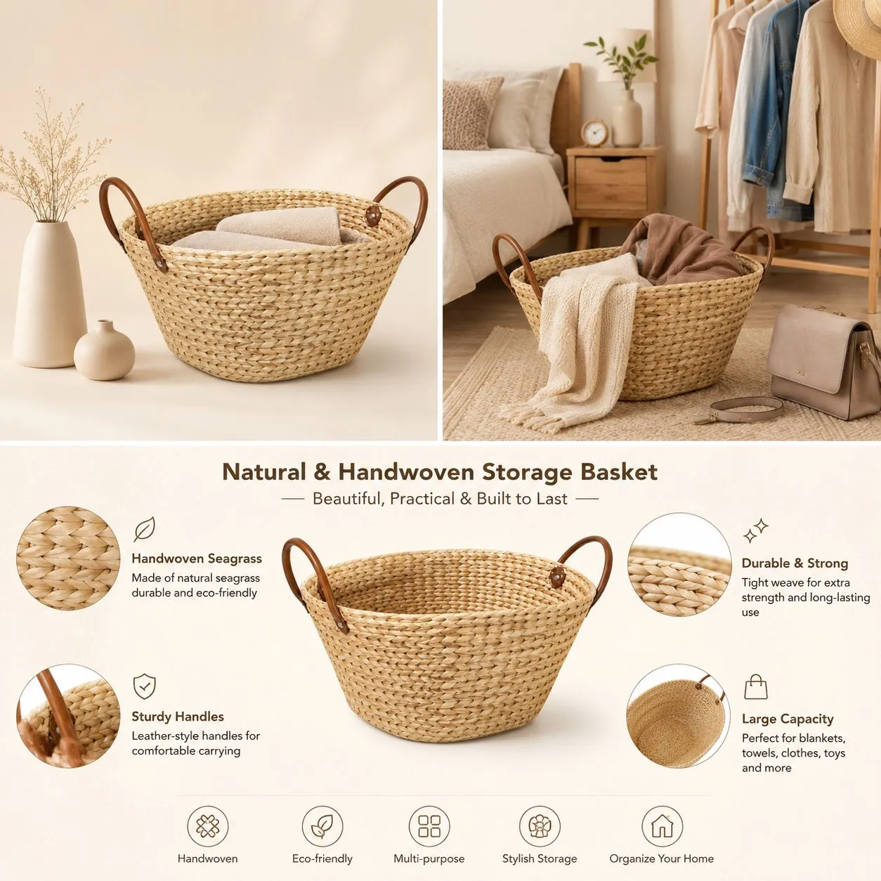 eco friendly storage basket