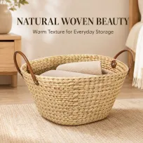 Natural Woven Baskets vs Plastic Storage Bins