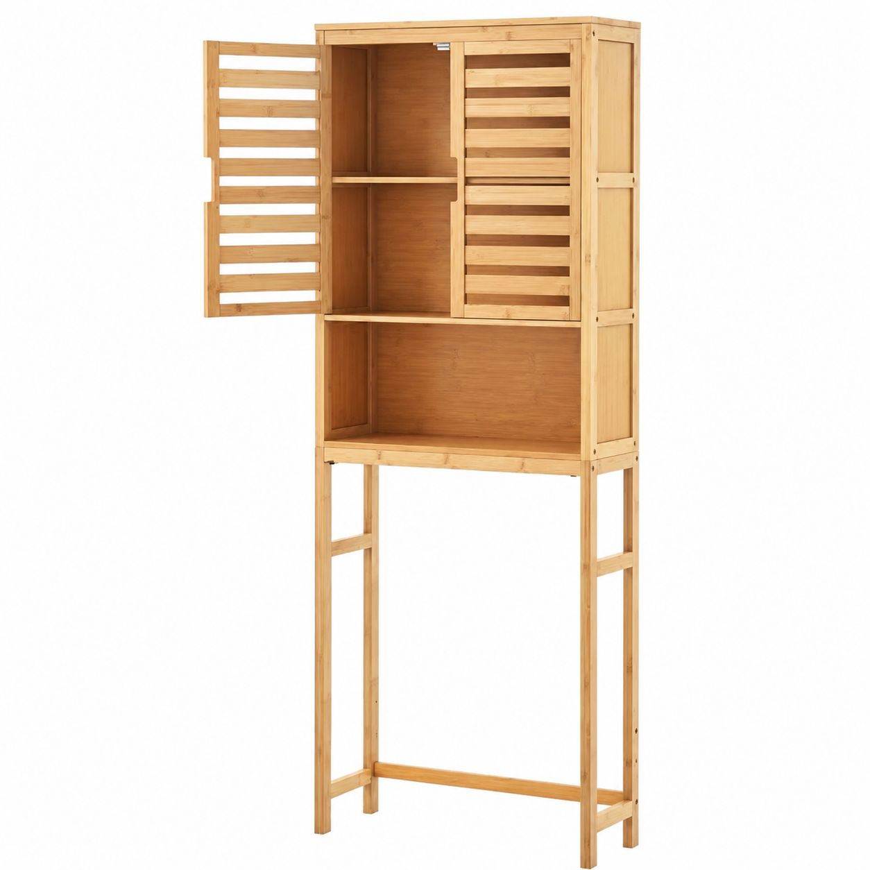 Bamboo Over-The-Toilet Storage Cabinet