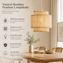 Vietnam Bamboo Lampshade: Asian Decor Wholesale Spec