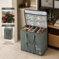 Holiday Storage Container Wholesale: Off-Season Stack Spec